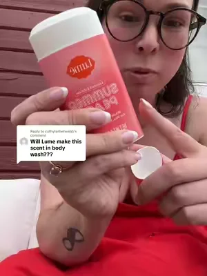 Replying to @cathytarbetwebb summer peach is only available in the Lume whole body deodorant stick right now but I hope they at the body wash too!! ##lumepeach##lumedeodorant ##wholebodydeodorant ##deodorant ##dealsforyoudays