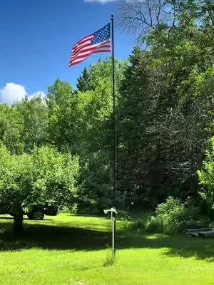 These 25 foot flag poles from  Vevor are absolutely beautiful and they install in minutes. There’s other sizes available. I’ll leave the link below. #flag #vevor #fourthofjuly #dealsforyoudays 