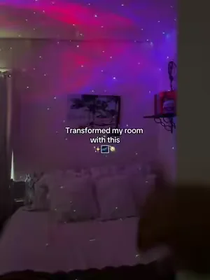 I’m OBSESSED #roomfinds #galaxyprojector #aesthetic #cozyvibes #dealsforyoudays 