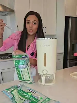 El dispensador de arroz mas estetico  .  .  . #dealsforyoudays #kitchen #Home 