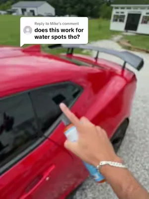 Replying to @Mike I use it on my car, shower, and even my sink too #waterspots #chemicalguys #carwash #cleaning #dealsforyoudays 