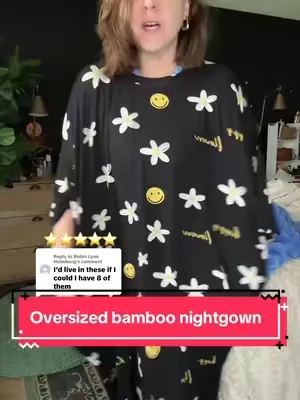 Replying to @Robin Lynn Holmberg cooling bamboo pajama nightgowns! Oversized to fit everyone a must have pajamas if you are a hot sleeper or having hot flashes! #CoolingPajamas #BambooPajamas #BambooNightgown #Nightgown #HotSleeper 