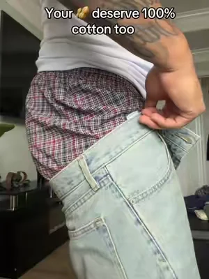 Seriously tho, it’s much better for you #cottonboxers #cottonunderwear #dealsforyoudays 