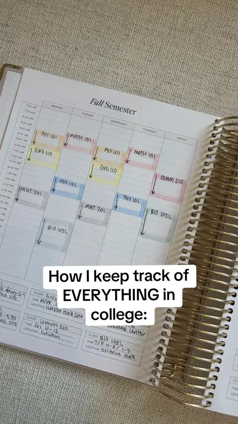 The planner that got me to stop procrastinating!!! #plannerhacks #organizationtips #bestplanner #collegeplanner 