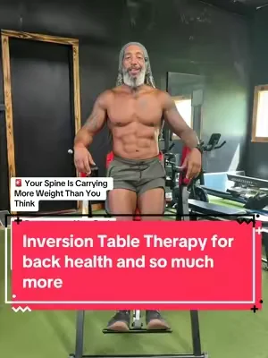 I spent thousands on chiropractor visits trying to get relief for my back and hips… then I discovered inversion. This inversion table gives you a simple way to decompress your spine, stretch tight muscles, and give your body a break from gravity—all from the comfort of home. ✅ Helps relieve pressure on the spine ✅ May reduce back stiffness and tightness ✅ Stretches hips, hamstrings, and lower back ✅ Improves mobility and flexibility ✅ Encourages better posture ✅ Great for people who sit, drive, or stand all day For less than the cost of a couple of chiropractor visits, you can have a tool that helps you feel longer, looser, and more mobile whenever you need it. Your spine carries you through life. Give it a chance to unload. #InversionTable #BackPainRelief #MobilityTraining #dealsforyoudays #summerwins