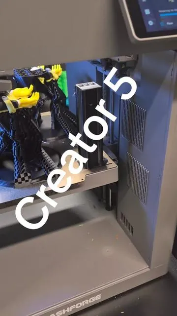 Creator 5 is an amazing machine. #flashforge #toolchanger #3dprinting @Flashforge 3D 