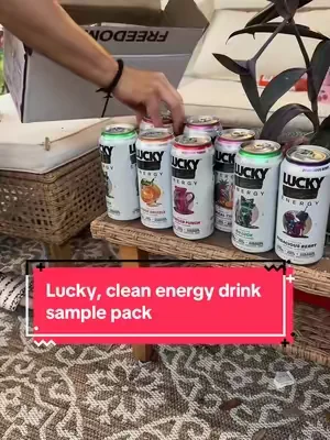 Lucky energy, clean energy, drink drinks
