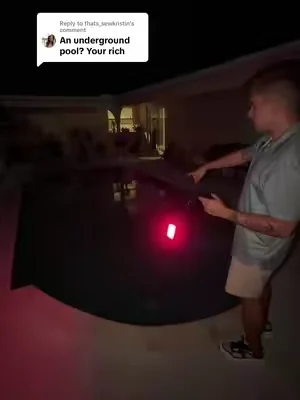 Replying to @thats_sewkristin  whether you have a small pool or a big pool this will really make a difference #pool #poolday #poolparty #poollights 