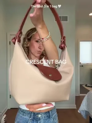 #tiktokshop #tiktokshopfinds #crescentbag #purse #3in1bag 