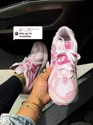 Replying to @✨🎀Melissa Arras🎀✨ girl SAME 🎀💕 they’re my favessss! #newbalance1906r #flykicks #dealsforyoudays #sneakergirl @Fly Kicks 