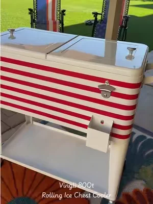 Yeah, this might be a problem 😂 I love these rolling ice chest so much - my summer is filled with the backyard get together’s and parties and events and I keep finding new colors that I want… So I wait for them to go on sale and then I buy another one. #rollingicechest #cooler #DealsForYouDays #SummerWins #tiktokshopcreatorpicks  