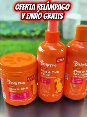 @Zesty Paws #dealsforyoudays Summer Flea & Tick Defense Kit ( 16oz Shampoo, 16 oz Spray & 90 ct Bite Relief)