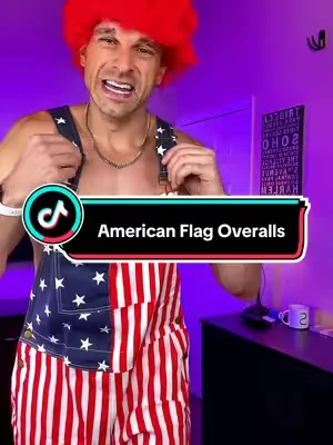 Perfect for the 4th of July! #merica #250 #overalls #DealsForYouDays #tiktokshopcreatorpicks 