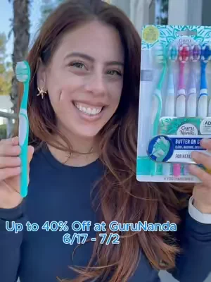 🎉 Up to 40% OFF from 6/17–7/2 ⏰ Don't wait until your favorites sell out! #gurunanda #tiktoksale #oralcareroutine #oralcare 