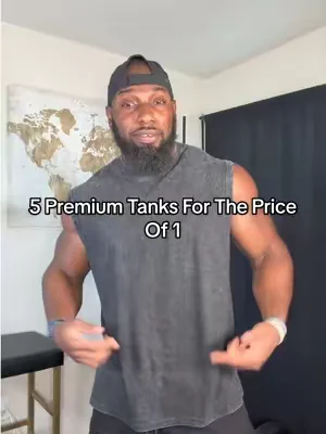 Most tank tops fit like a box. These vintage washed sleeveless tank tops fit right through the chest, shoulders, and arms while staying comfortable around the waist. I like the 100% cotton feel, longline cut, and the fact that you get 5 tanks in one pack. I’m 6’0”, 227 lbs wearing an XL. #dealsforyoudays  #MensTankTop #GymTankTop #SleevelessTank #WorkoutWear 