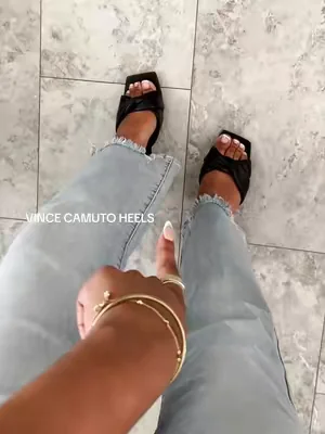 Replying to @stacymariekay omg the denim is sold out & I’m so sad about it 😭 #vincecamuto #qvc #heelsandals #dealsforyoudays @QVC, Inc 