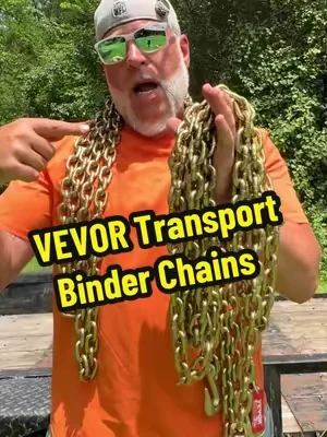 You Can Never Have Enough Chains! VEVOR 2-Pack Heavy Duty Industrial Transport Binder Chain, 5/16''x20' G80 Galvanized Manganese Steel Tow Chains #transportchain, #vevor, #truckinglife, #DealsForYouDays, #SummerWins 