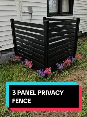 VEVOR 3 PANEL OUTDOOR PRIVACY SCREENS, 50 X 48, GREAT AROUND AC USIT, GARBAGE CANS, POOL PUMPS ETC, VINYL PRIVACY FENCE. #privacyfence #privacyscreen #tiktokshopcreatorpicks #summervibes #dealsforyoudays @VEVOR Store @CreatorCollab_Mabel @Haidee_Collab 