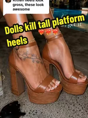 Replying to @Josie Mangiapane go off queen 🌺🏝️🥂 #SummerFashion #outfitinspo #highheels #platformheels #dealsforyoudays dolls kill wooden platform heels WOW. True to size + wide foot friendly!!