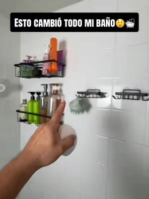Organizador para baños, pack de 6 piezas ideal para que tu baño 🛁 se mire mucho más organizado y limpio. #dealsforyoudays #SummerVibes #showerorganization #organizadorparaelbaño #bañolimpio 