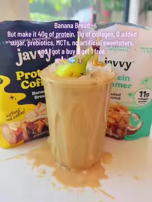 Putting the new toasted coconut collagen creamer from Javvy on everything from my protein coffee to my Matcha to my refreshers!!! #CollagenCreamer #ProteinCoffee #ProteinColdFoam #ColdFoamAtHome #DealsForYouDays @Javvy 