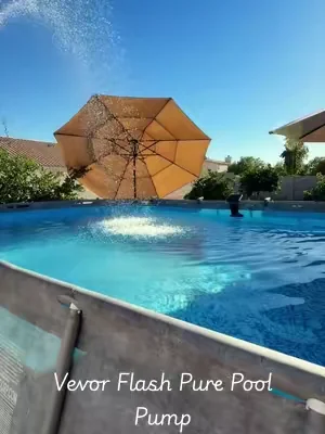 A game changer for keeping your above ground pool clean and crystal clear water all summer long!!  Vevor Flash Pure Pool Filter and Pump ❤️👙💦  #abovegroundpool #poolpump #DealsForYouDays #SummerWins #tiktokshopcreatorpicks 