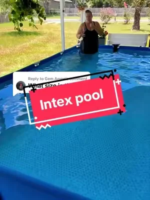 Replying to @Gem Amen #pool #intexpool #abovegroundpool #swimmingpool 