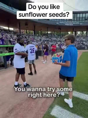 Do you like sunflower seeds? 🏈 @Vikings 
