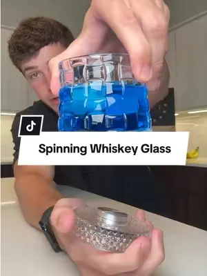 Replying to @wardhayden1 you sure about that 🤨 #dealsforyoudays #spinningwhiskeyglass #whiskeyglass #mangift #giftforhim 