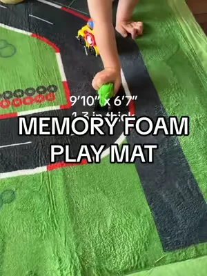 Parents, your knees will thank you! 🙌 Anti-slip backing, 1.3 inch thick memory foam, water repellent, stain resistant, multiple fun and educational designs to choose from✨ #PaPaMat #dealsforyoudays #playroom #toddlermusthaves #playroominspo 