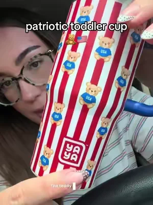 your toddlers first stainless steel tumbler!! 🧸 #yayatumbler #dealsforyoudays #leakprooftumbler #summerwins #toddlercups 