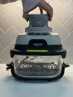 I'm OBSESSED with the Ninja Crispi 🤌🏼✨ #ninjacrispi #airfryer 