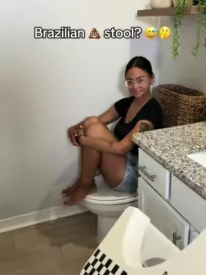 This is a game changer and saves on toilet paper! #bathroomstool #bathroomhack #stool #dealsforyoudays 