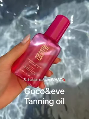 mind you, this is a NATURAL TAN!! 👙☀️⛱️🍒 #tan #tanningoil #cocoandeve #dealsforyoudays #summerwins 