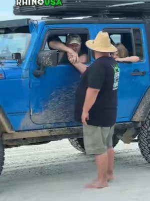 Brad found the Rhino Code, so we hooked him up 🦏 Nothing better than surprising someone with gear that’s built for the road, trail, and everything in between. #RhinoUSA #RhinoCode #OffRoadLife #JeepLife #TruckGear