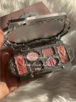 pink swan 🌸🦢 #flowerknows #eyeshadow #coquette #dealsforyoudays #tiktokshopcreatorpicks 