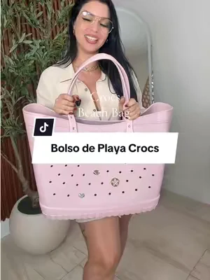 Crocs Classic Large Tote Bag, Beach Bag, Accessorize with Bag Charms and Jibbitz Charms ##tiktokshopcreatorspicks##DealsForYouDays##crocs##crocsbag##beachbag