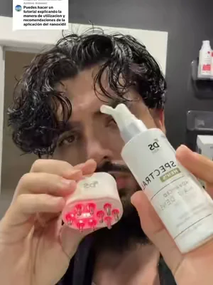 Cómo utilizar el nanoxidil #nanoxidil #hairgrowth #hairroutine #hairloss #hairgrowthtips 