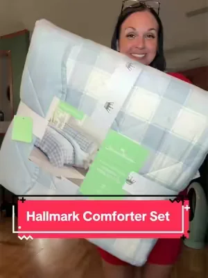Give your bedroom a fresh, cozy upgrade with the Hallmark Checkered Bliss 3-Piece Scalloped Quilt Set! ✨ Featuring a stylish checkered pattern and charming scalloped edges, this quilt set adds the perfect blend of comfort and modern farmhouse charm to any space. Perfect for year-round layering and creating a beautiful, inviting bedroom retreat. 💙🤍 #HallmarkHome #QuiltSet #BedroomDecor #HomeDecor #summeressentials 
