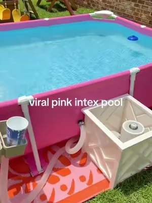 Replying to @Andrea ♊️🤍🌚🪶🪬🗡️👑 POV: you started a $300 backyard project before getting permission. BUT the pool is up, the grass is questionable, and my husband still hasn't divorced me #dealsforyoudays #abovegroundpool #abovegroundpoolsetup #intexpool 