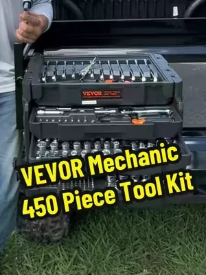 Always Have the Right Tool for the Job! VEVOR Mechanic Tool Kit, 145/205/450-Pc Automotive Work Tools Sets ##mechanictools ##vevor ##toolkit ##DealsForYouDays ##SummerWins