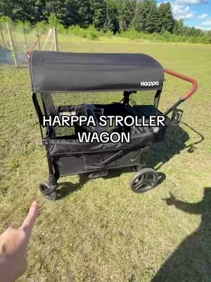 The best bang for your buck 👏🏻 #4seaterwagon #harppababy #harppa #affordablestrollerwagon #momfinds @Harppababy.us 
