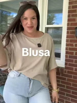 Blusa estilo oversized  . . . #tiktokshopcreatorpicks #DealsforyouDays #Summervibes #blusa#overzise 