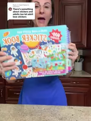 Replying to @Heidi Fowler stickers are fun for every one #stickerbook #kidfun #screenfreeplay #hadleydesigns #dealsforyoudays 