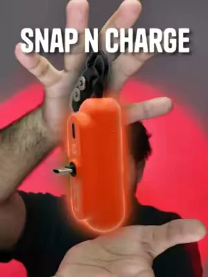 The Snap N Charge is the perfect emergency power bank #snapncharge #statik #minipowerbank