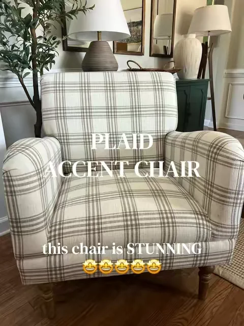 If your room feels boring, this might be what’s missing. I kept adding pillows, blankets, and decor trying to make the space feel cozy, but what it really needed was a statement piece. This plaid accent chair instantly made the room feel layered, inviting, and so much more expensive than before. #chair #accentchair #furniture #homedecor #dealsforyoudays 