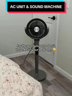 Honestly I can’t sleep any other way 😴 #bedroomfan #coolingfan #sleephack #summerheat #tiktokshopcreatorpicks 