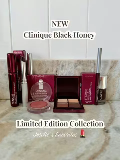 Clinique Black Honey is the most ICONIC lipstick of all time!🖤 40+ years old and used so much in Hollywood from movies to the red carpet🍯 Because the shade is so unique and universally flattering on every skin tone, they created other makeup products to carry the magic into all facets of your makeup (and now nail care) routine!🍯🖤 This brand new Black Honey collection features the newest Black Honey additions: -NEW Black Honey Eyeshadow -NEW Black Honey Mascara  -NEW Black Honey Nailpolish  And Clinique added a few of Jeselle’s favorites to complete this “Jeselle’s Favorites” bundle including the: -Black Honey Almost Lipstick -Black Honey Lip liner  -Black Honey Blush It’s a head-to-toe collection only on tiktokshop🖤🍯💄 @Clinique @Clinique Store #Clinique #CliniqueDFYDChallenge #BlackHoney #dealsforyoudays #tiktokshopcreatorpicks 
