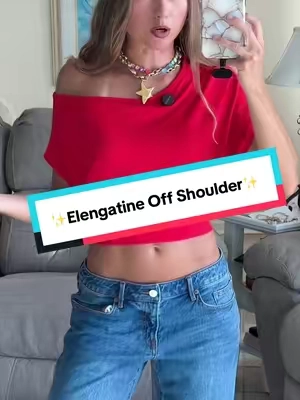 This off shoulder shirt is effortlessly flattering and somehow makes every outfit feel a little more put together. #CuteTop #OffShoulderStyle #FashionFinds #summerwins #dealsforyoudays  