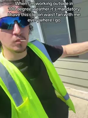 #bluecollar #Outdoors #coolingfan #summerheat #fan 